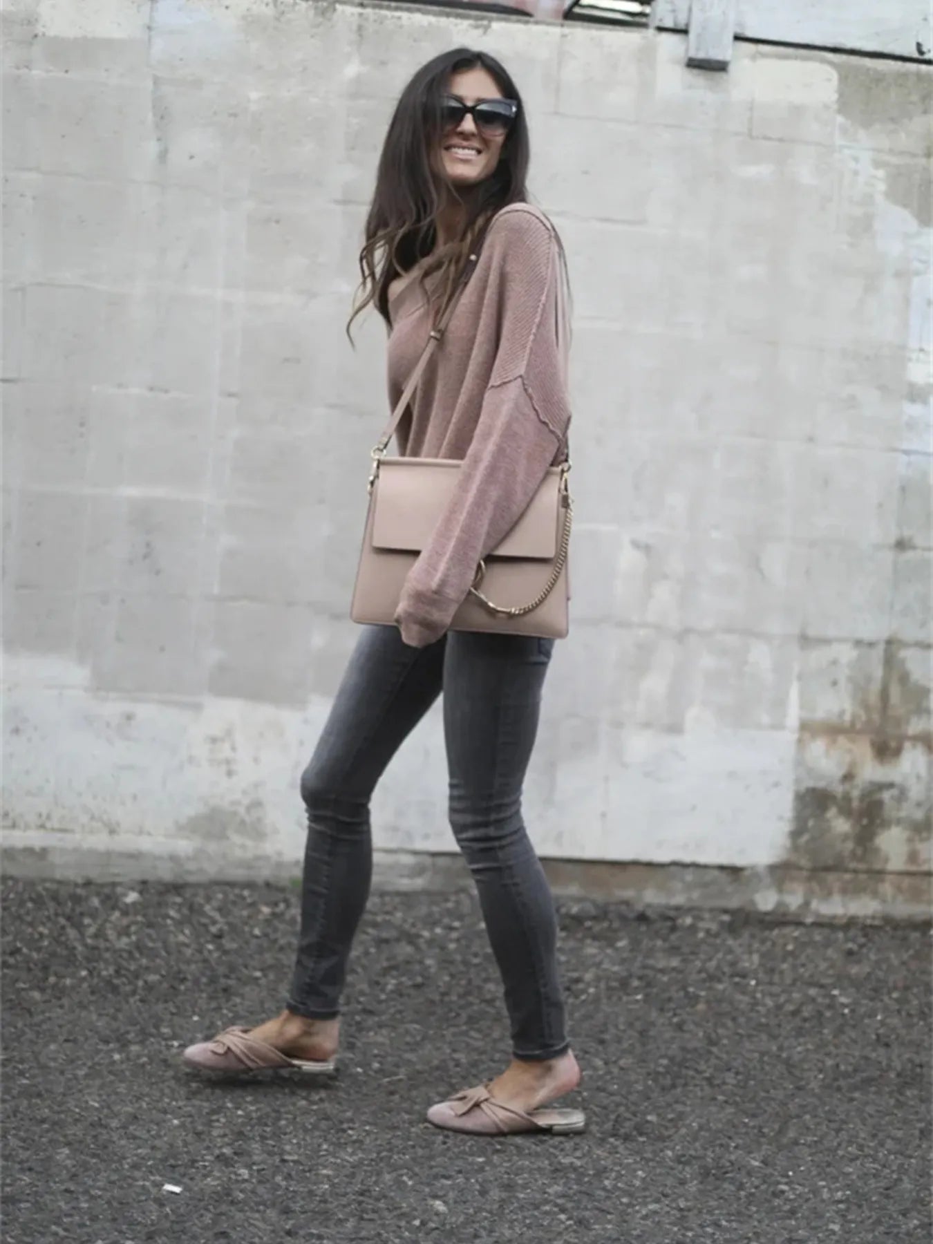 Dariana | Suéter Acanalado Relaxed Fit Manga Larga
