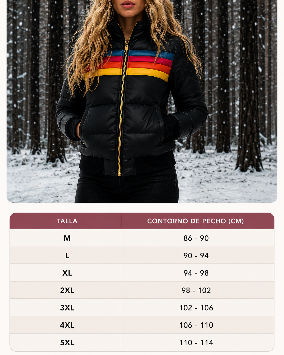 Rainbow | Chaqueta Retro Multicolor