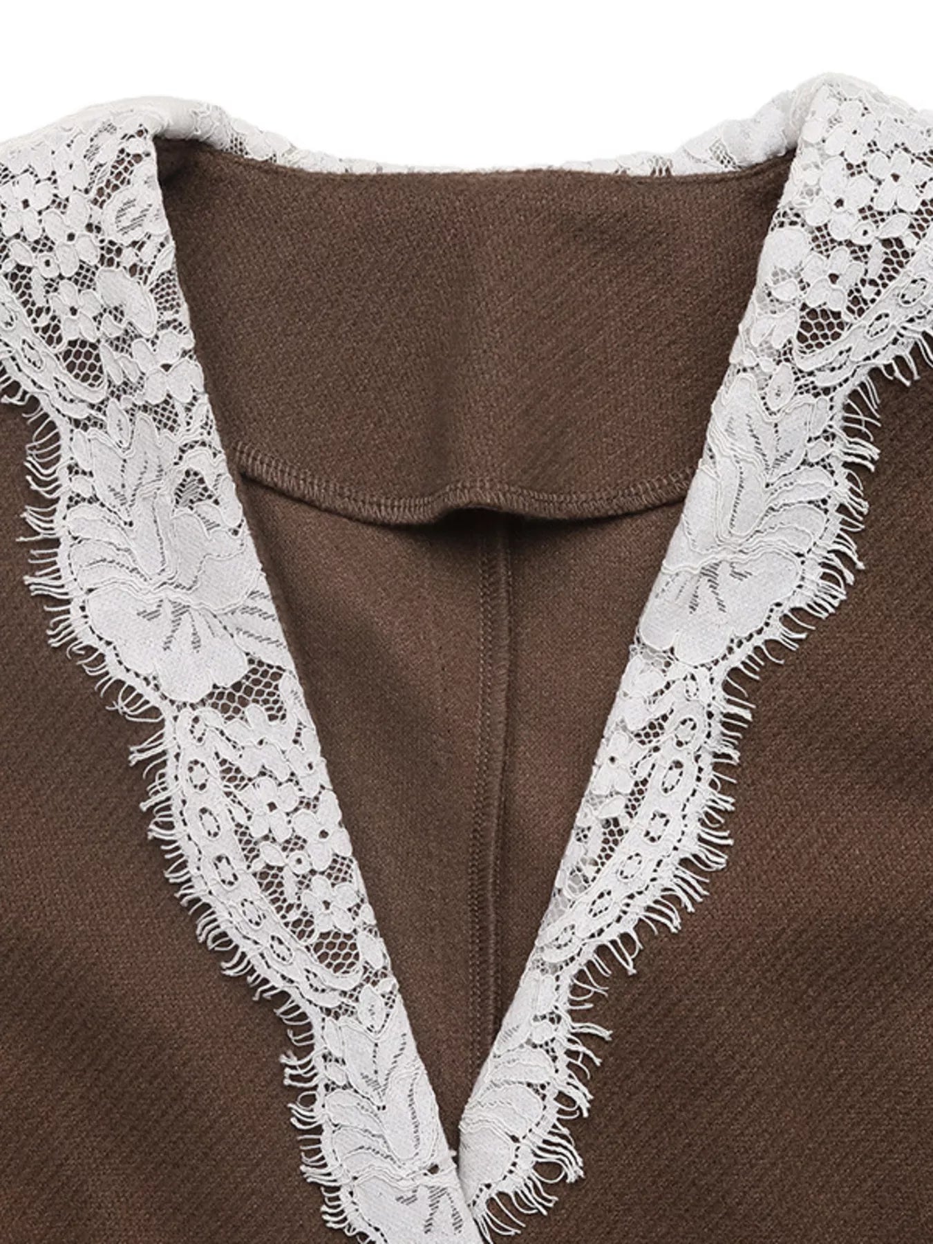 Astrid | Blazer con Detalle de Encaje