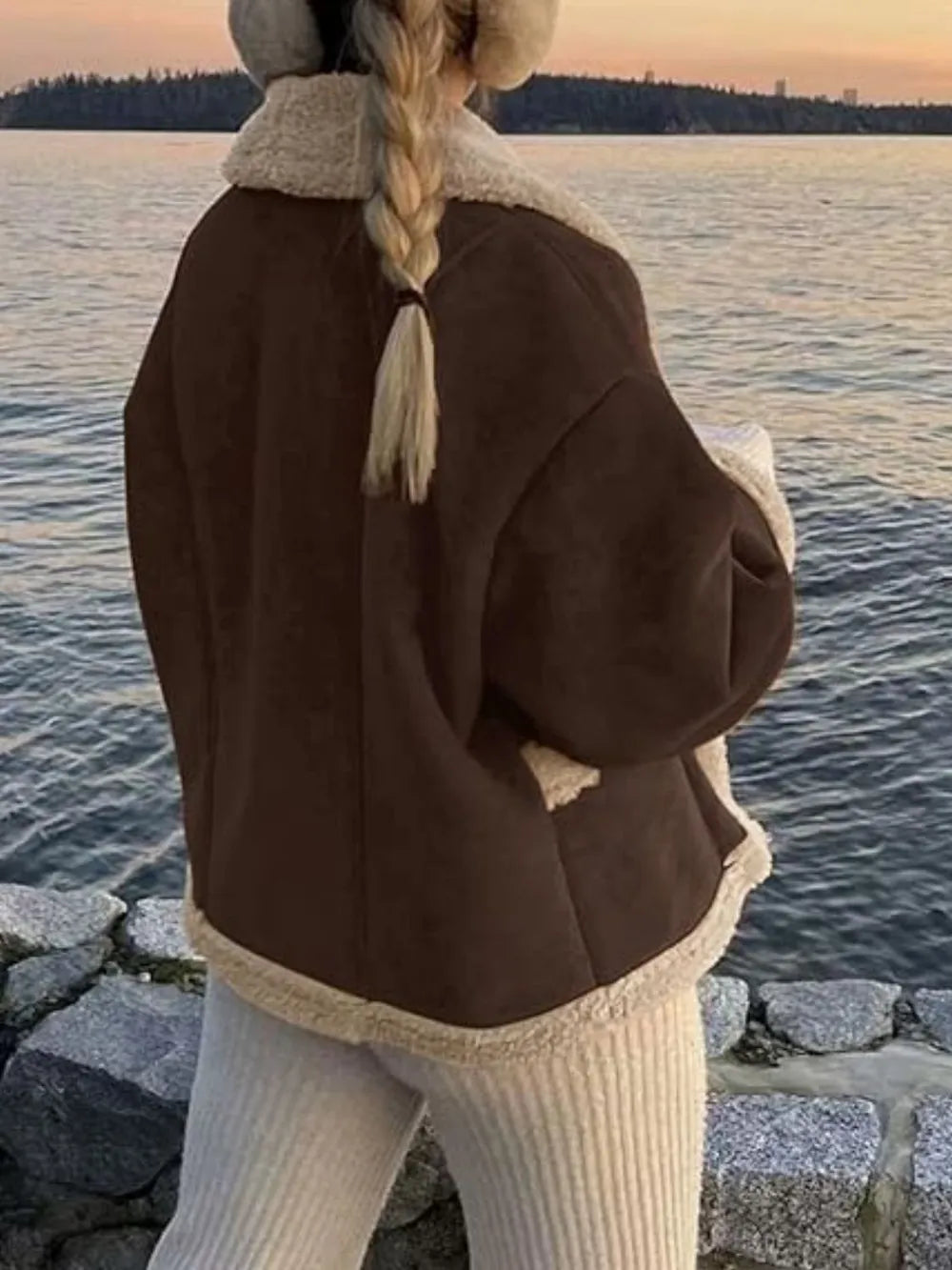 Consuelo | Chaqueta Cuello Estructurado - Ocre