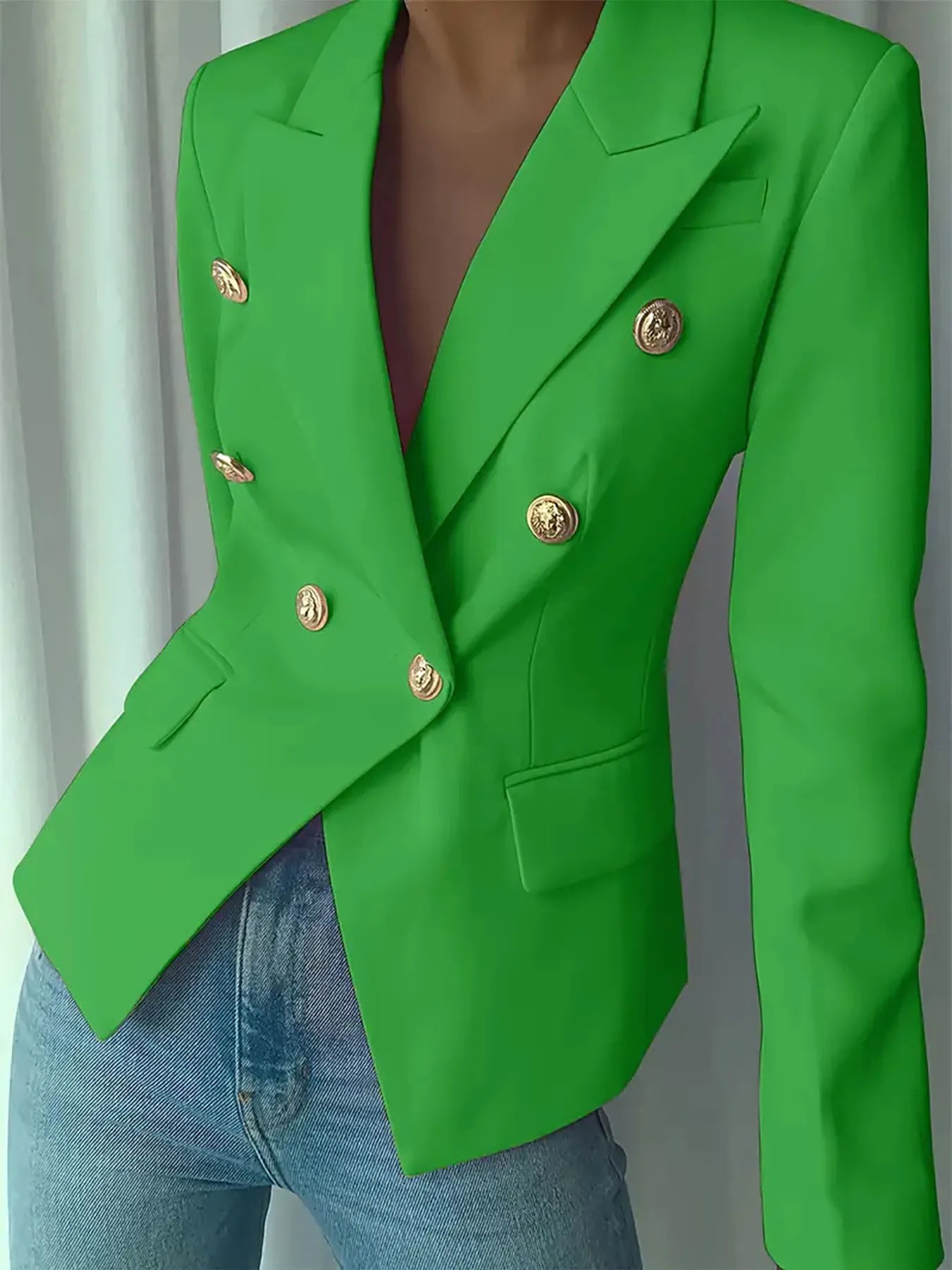 Melissa | Blazer Cuello Solapa con Botones