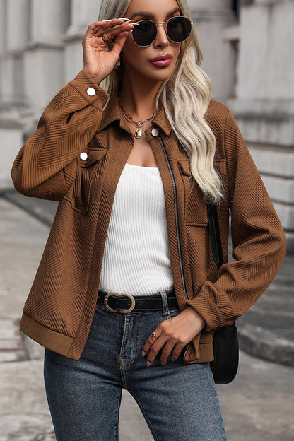 Tamara | Chaqueta Polar Zip - Burnt  Umber