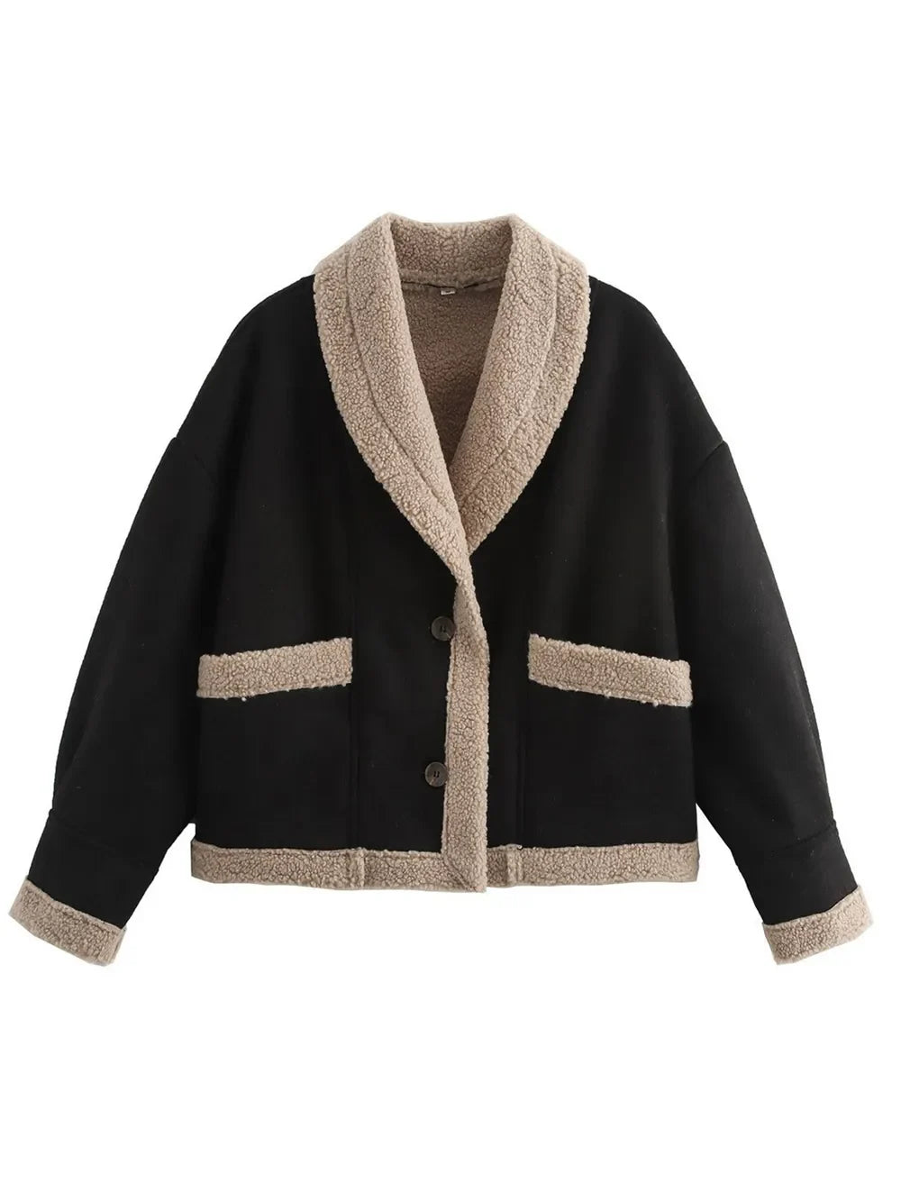 Consuelo | Chaqueta Cuello Estructurado - Ocre