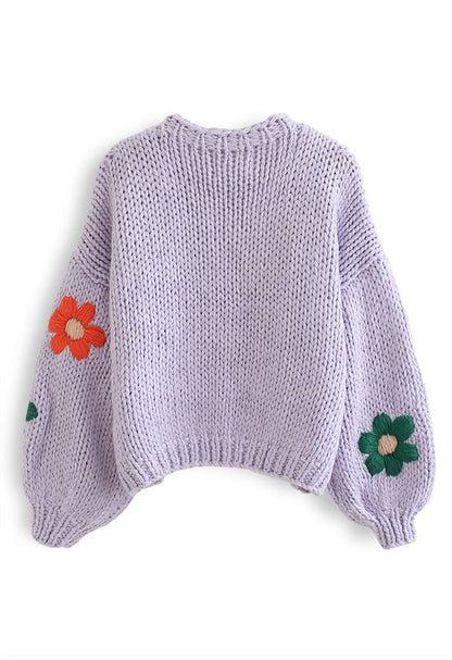Margarita | Cárdigan Floral Suave