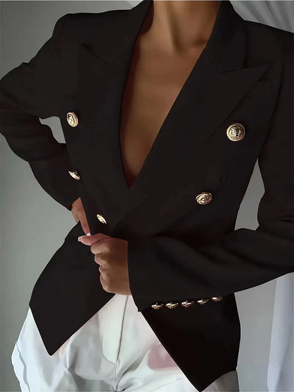 Melissa | Blazer Cuello Solapa con Botones