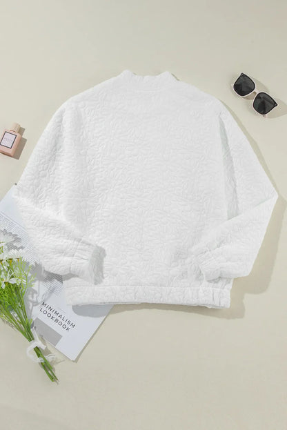 Coral | Chaqueta Cuello Estructurado - Blanco