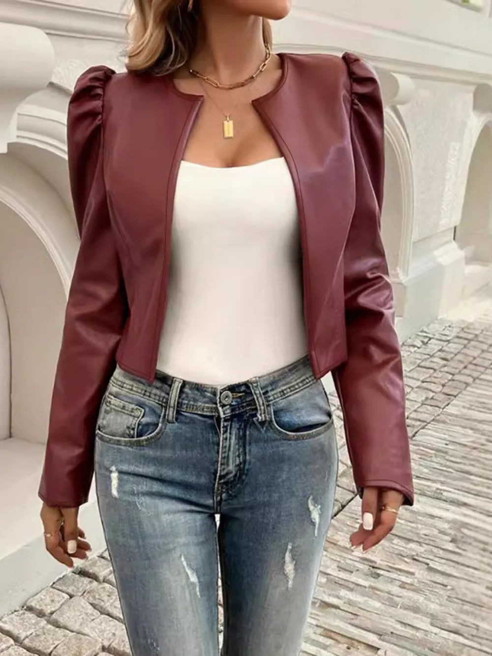 Iris | Chaqueta Estilo Premium - Caramelo