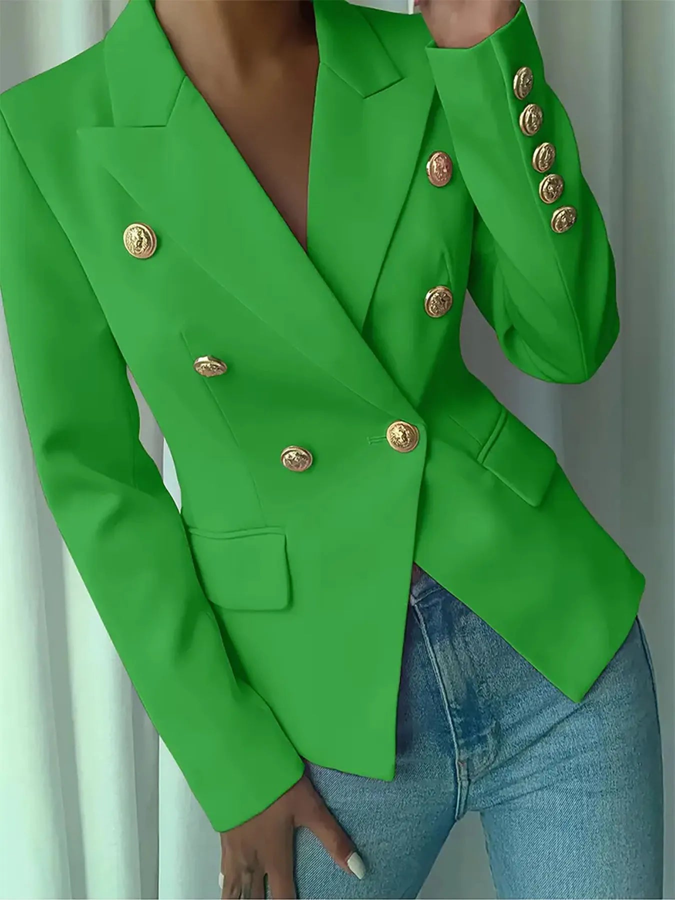 Melissa | Blazer Cuello Solapa con Botones