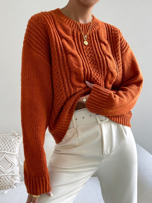 Terracota | Suéter Trenzado