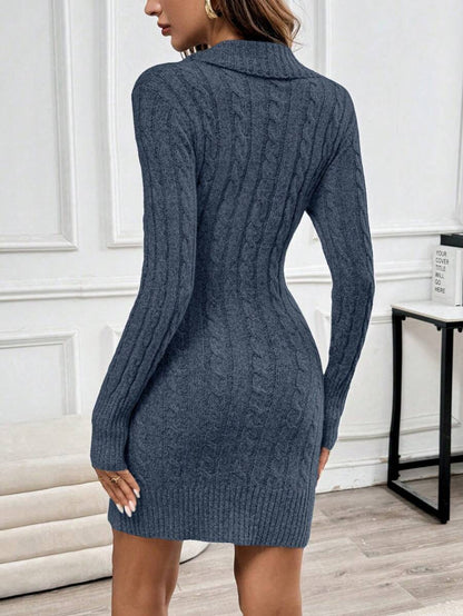 Serena | Vestido Suéter Cuello V