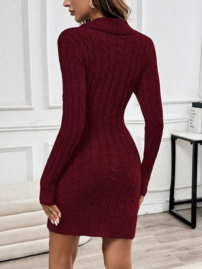 Serena | Vestido Suéter Cuello V