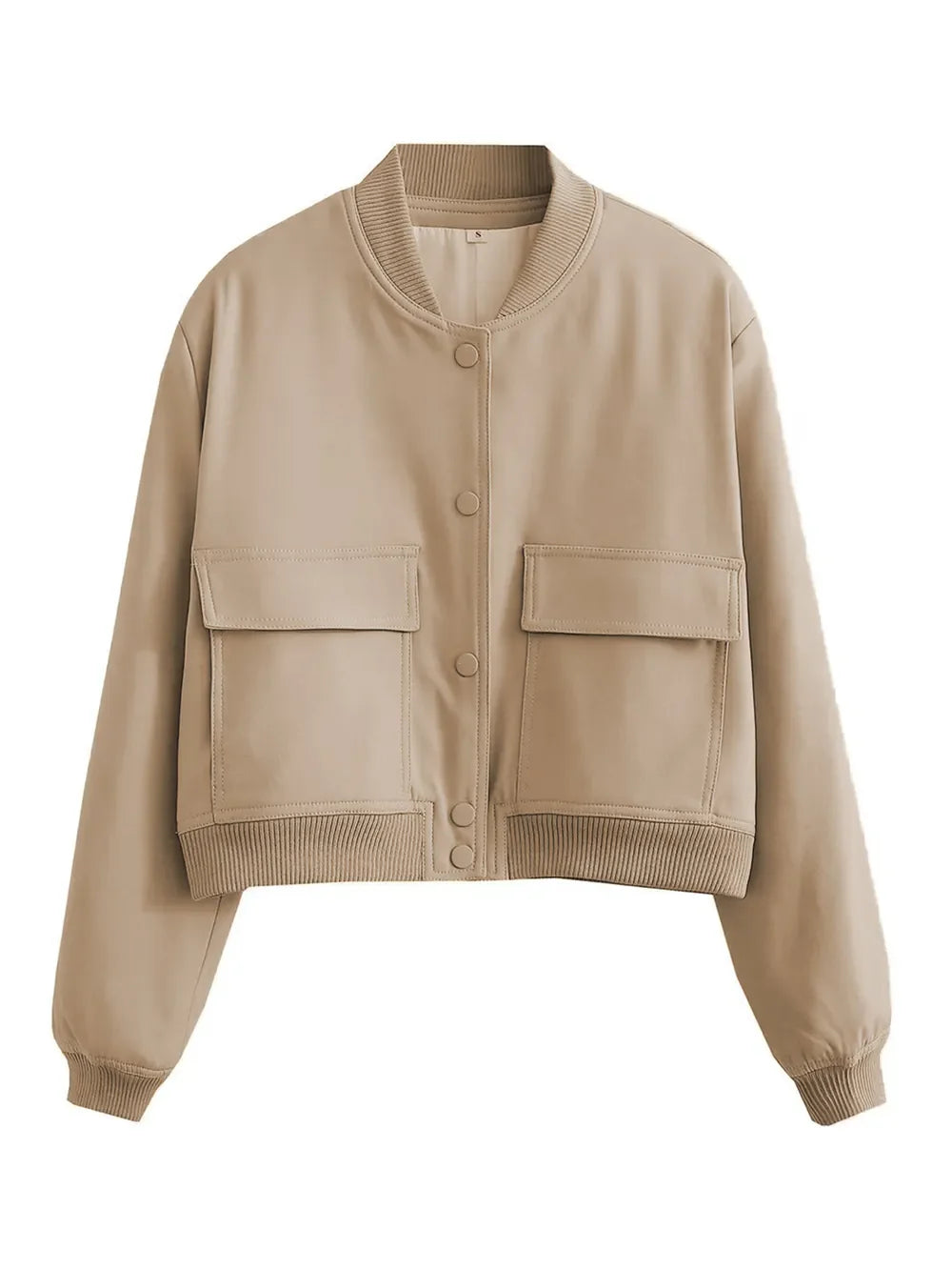 Eliana | Chaqueta con Bolsillos - Tostado
