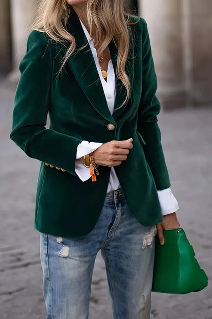 Elsa | Blazer Manga Larga Un Botón