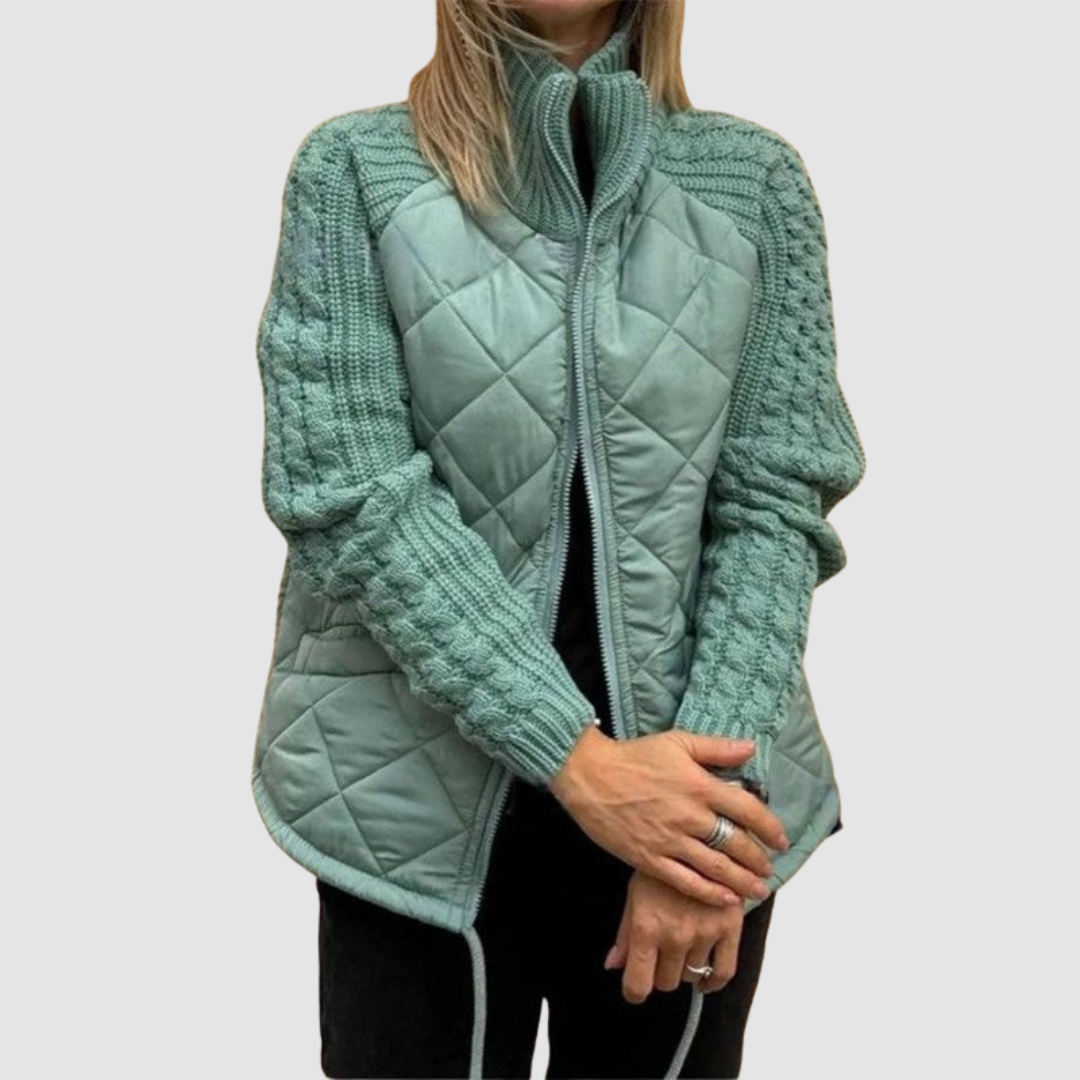 Olivia | Chaqueta Tejida Acolchada