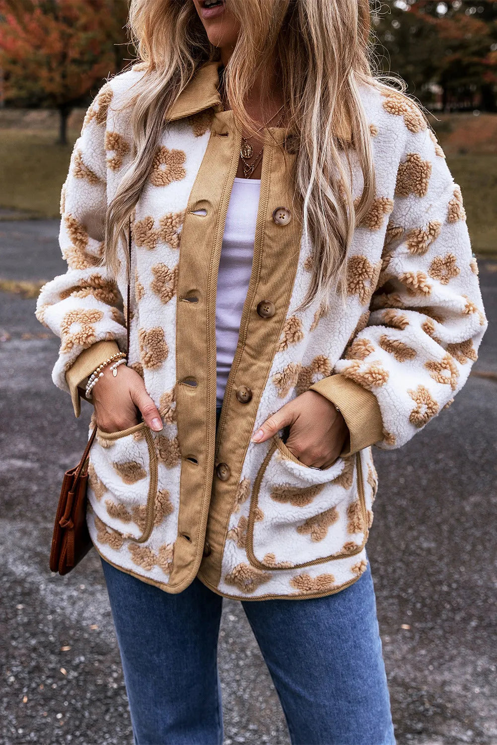 Teresa | Chaqueta Botonera Chic - Blanco