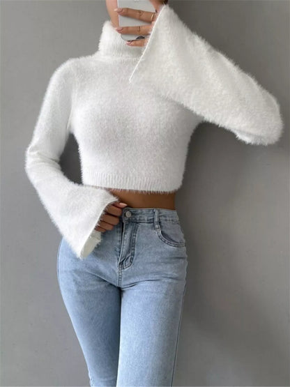 Ernestina | Suéter Cuello Alto Flare