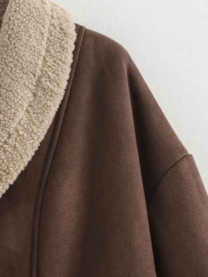 Consuelo | Chaqueta Cuello Estructurado - Ocre