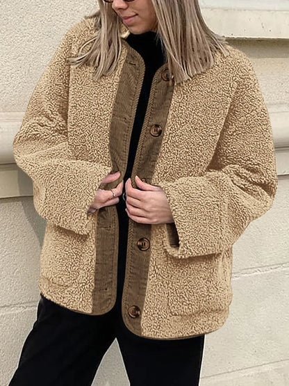 Regina | Chaqueta Sherpa Suave - Crema