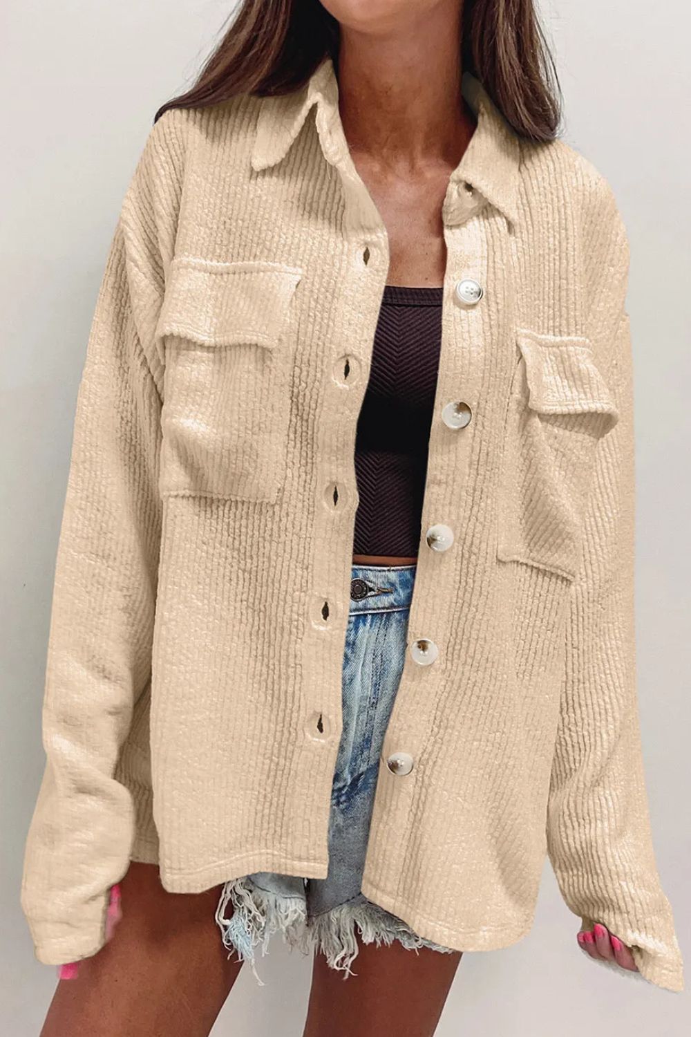 Stella | Chaqueta Botonera Chic - Dust Storm