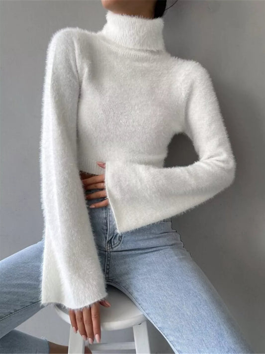 Ernestina | Suéter Cuello Alto Flare
