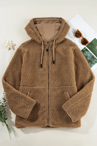 Amparo | Chaqueta con Capucha - Khaki