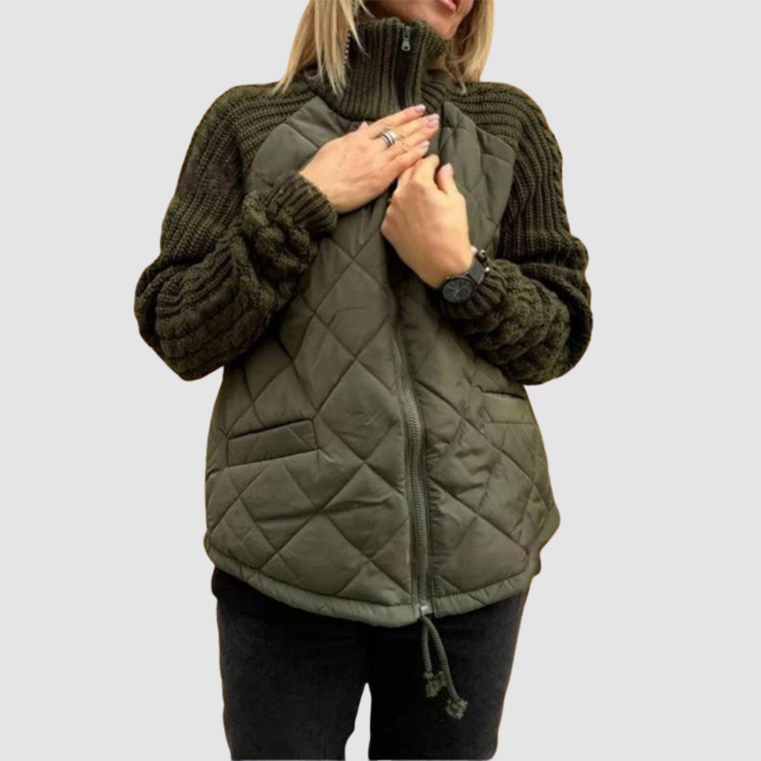 Olivia | Chaqueta Tejida Acolchada