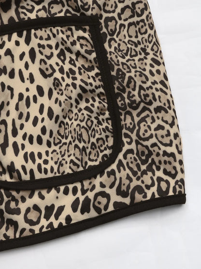 Lila | Chaqueta Print Animal - Leopardo