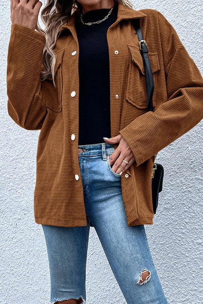 Emma | Chaqueta con Bolsillos - Café