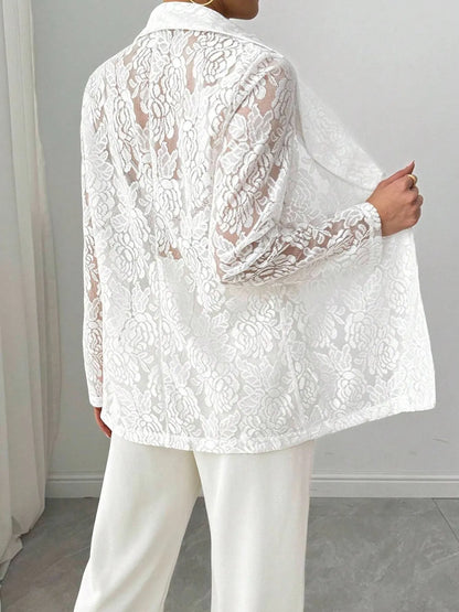 Berenice | Blazer Manga Larga con Encaje