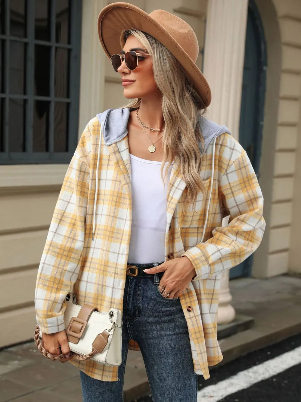 Diana | Chaqueta con Capucha - Verde Claro