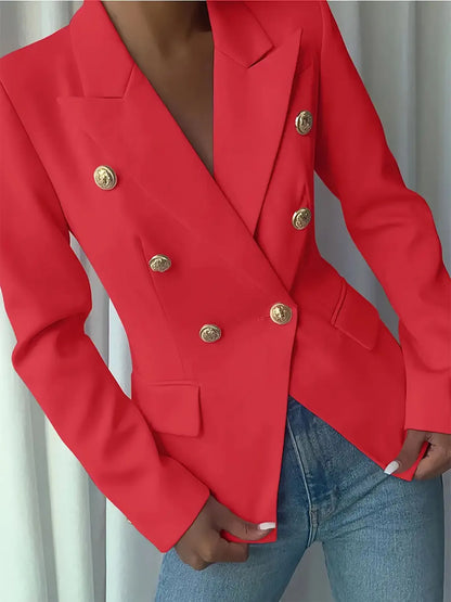 Melissa | Blazer Cuello Solapa con Botones