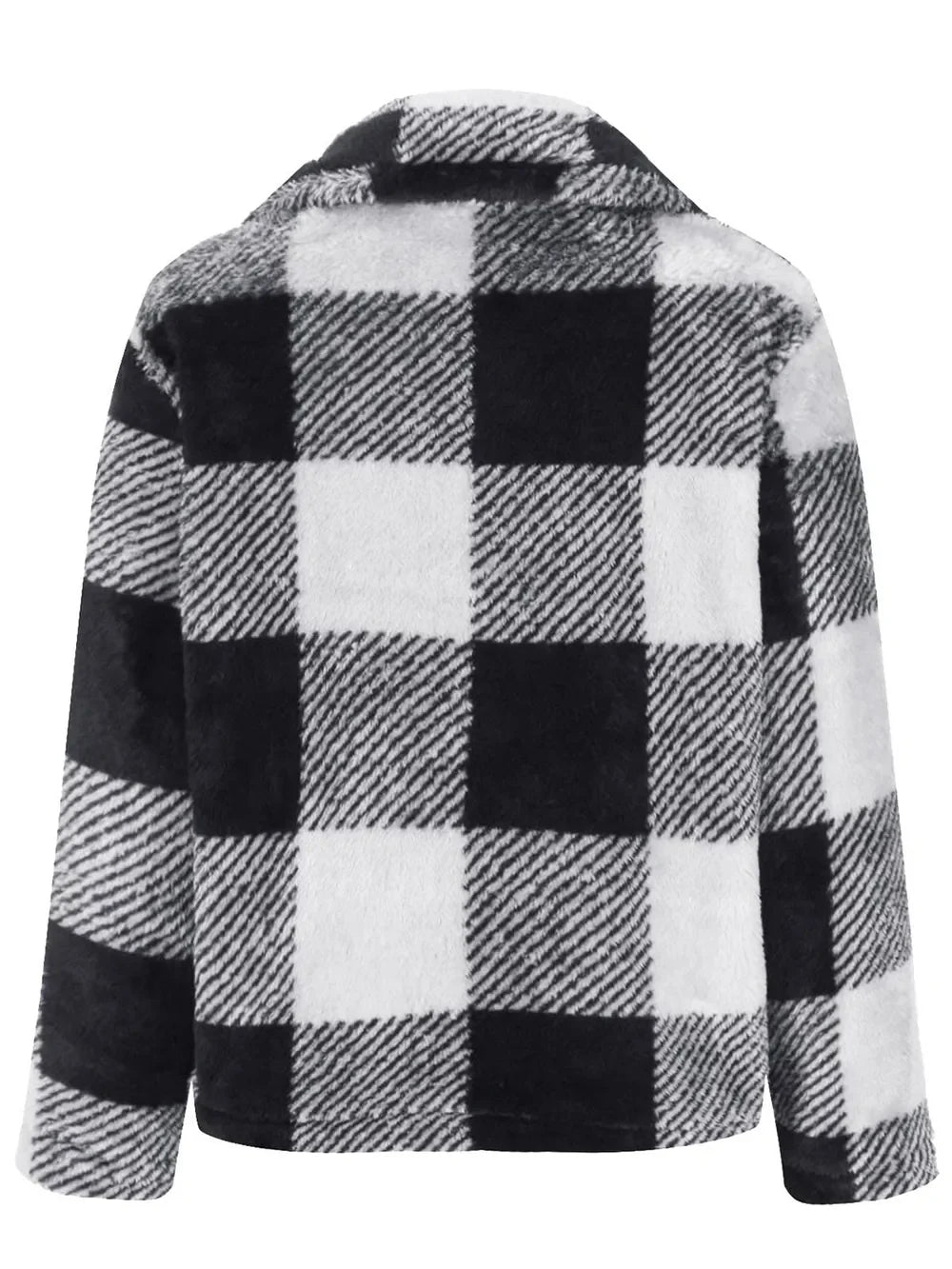 Cecilia | Chaqueta Tartán Elegante - Negro