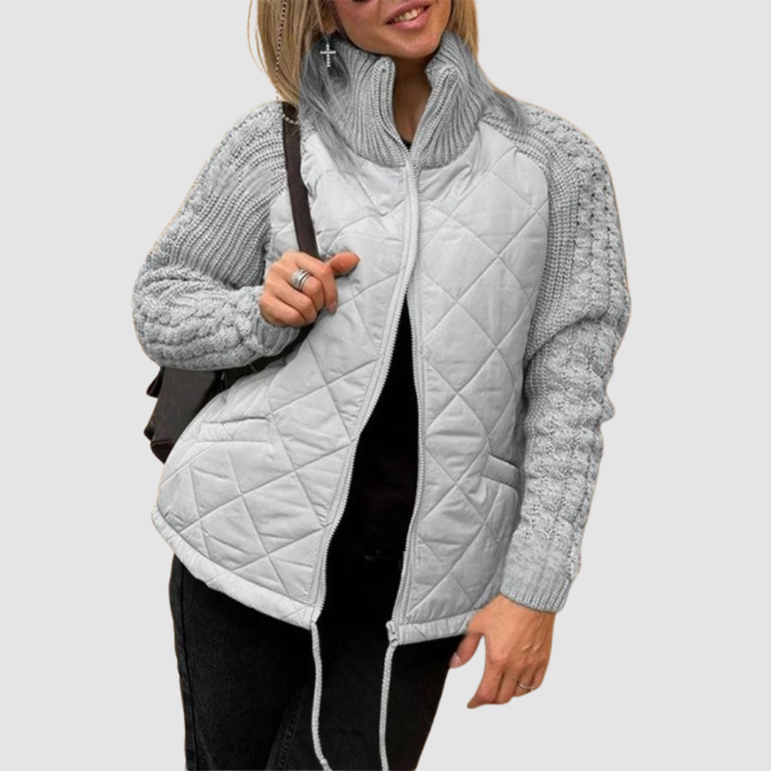 Olivia | Chaqueta Tejida Acolchada