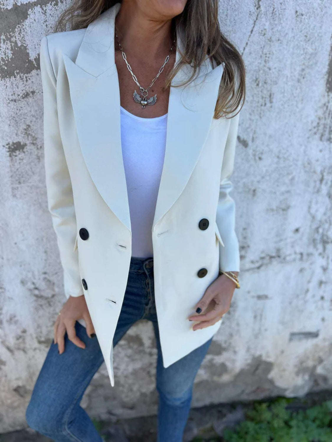 Anabel | Blazer Cuello Estructurado Manga Larga