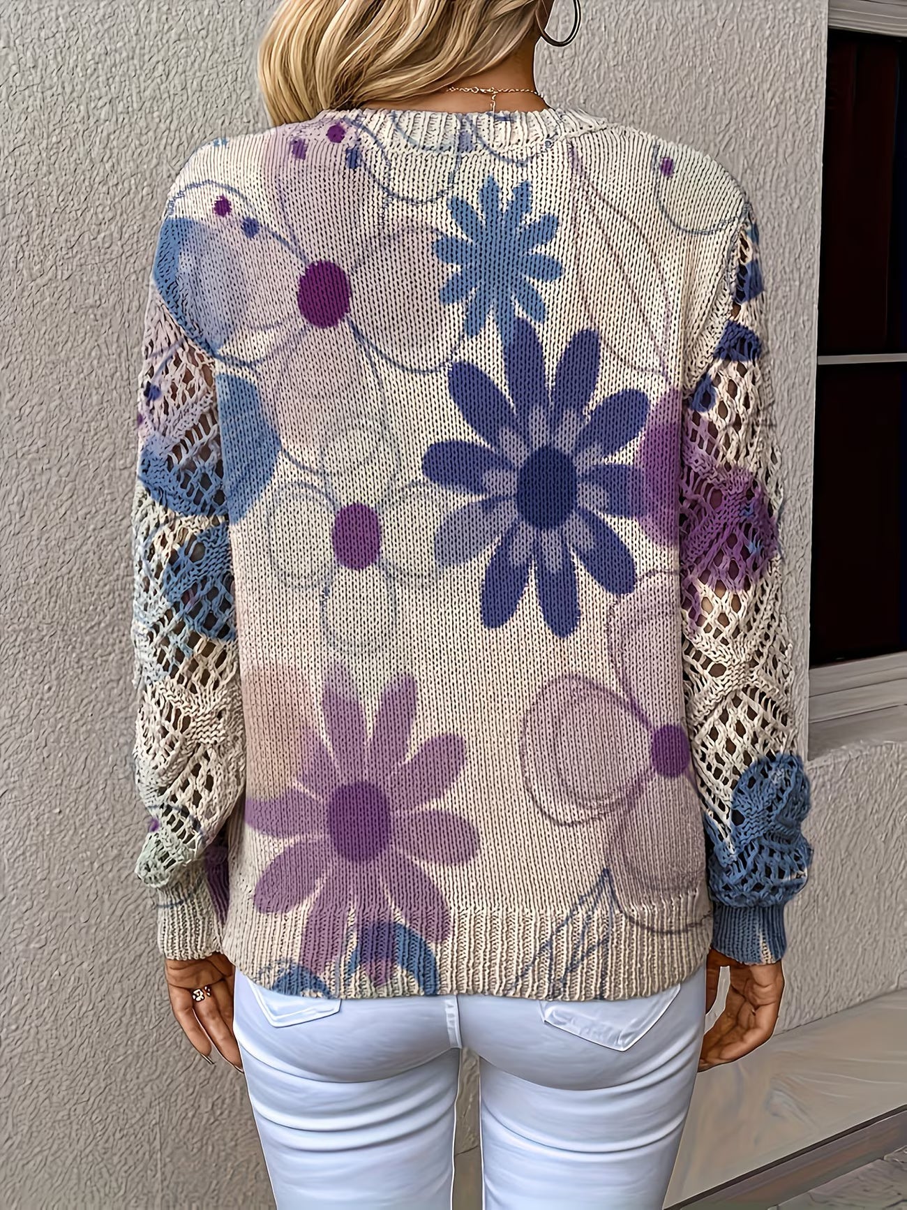 Lila | Suéter Floral Lavanda