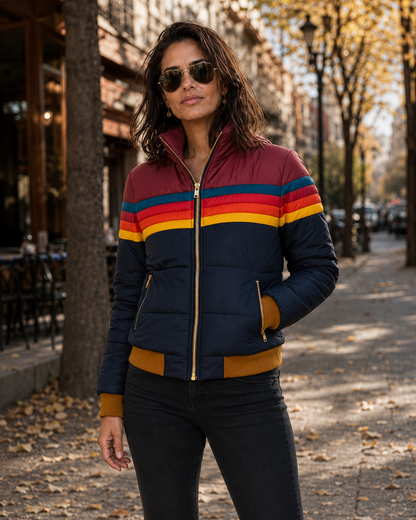 Rainbow | Chaqueta Retro Multicolor