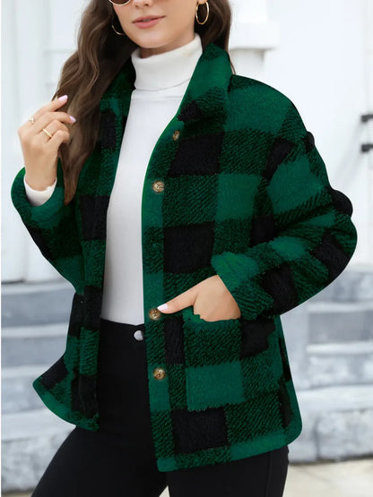 Amelia | Chaqueta Botonera Chic - Deep Rojo
