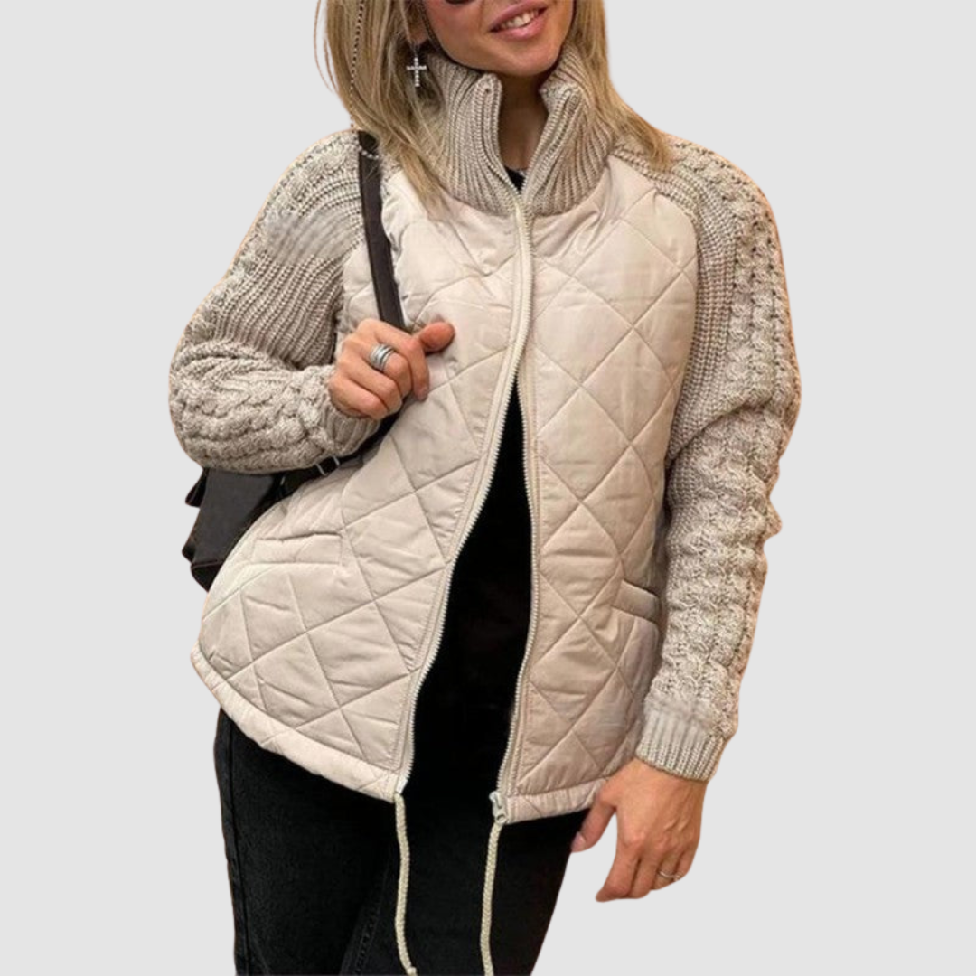 Olivia | Chaqueta Tejida Acolchada