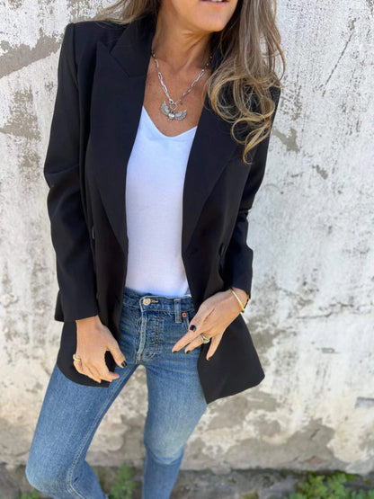 Anabel | Blazer Cuello Estructurado Manga Larga