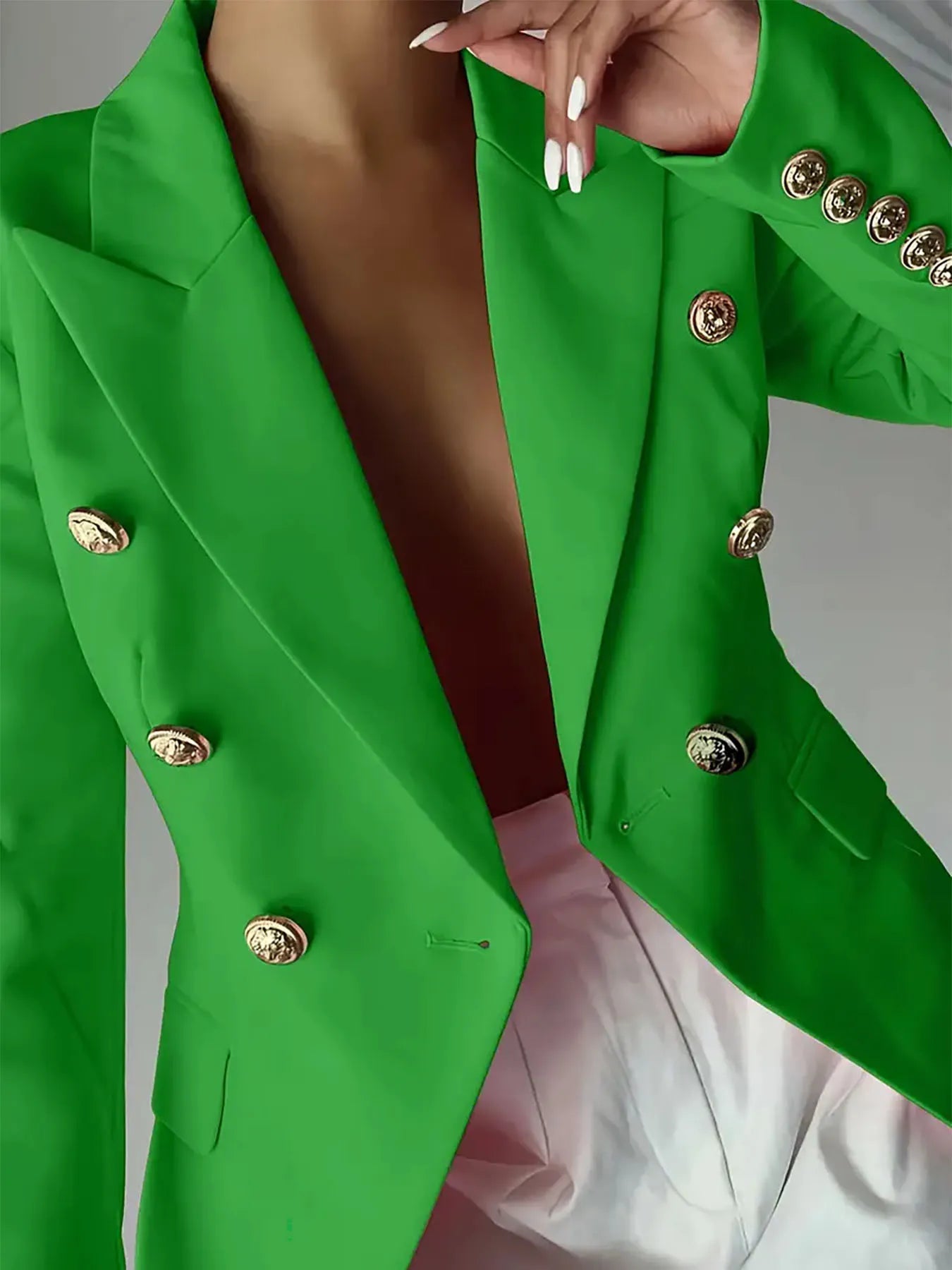 Melissa | Blazer Cuello Solapa con Botones