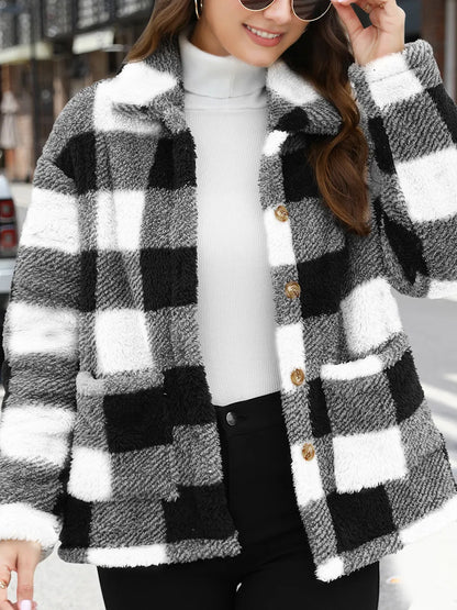 Amelia | Chaqueta Botonera Chic - Negro