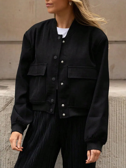 Matilde | Chaqueta con Bolsillos - Negro