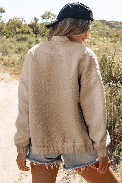 Coral | Chaqueta Cuello Estructurado - Blanco