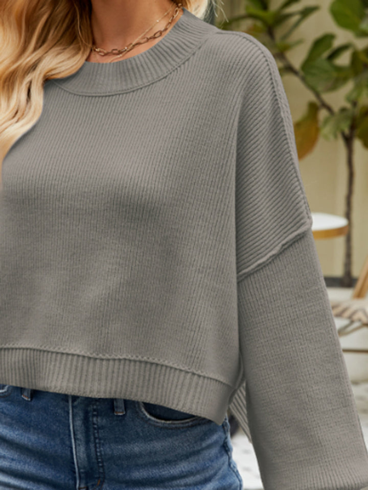 Delilah | Suéter Cuello Redondo Manga Linterna