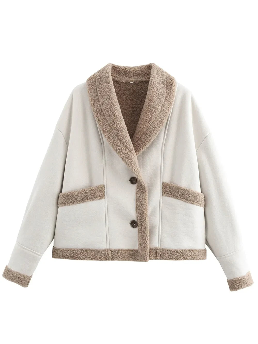Consuelo | Chaqueta Cuello Estructurado - Ocre