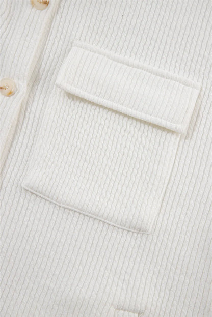 Stella | Chaqueta Botonera Chic - Blanco