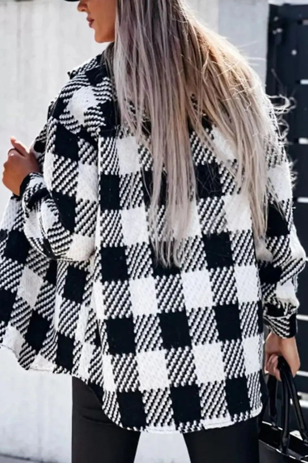 Mónica | Chaqueta Cuadros Clásica - Plaid