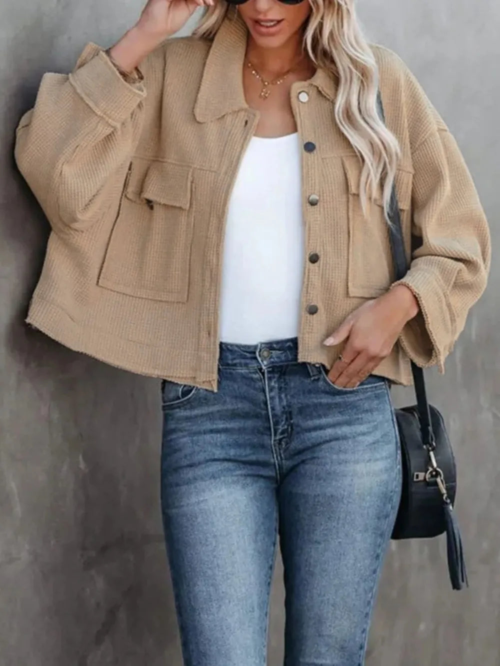 Carmen | Chaqueta Botonera Chic - Moss