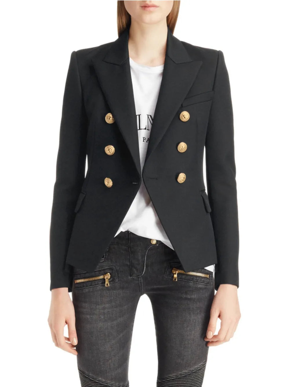 Celia | Blazer Manga Larga Cuello Solapa 2