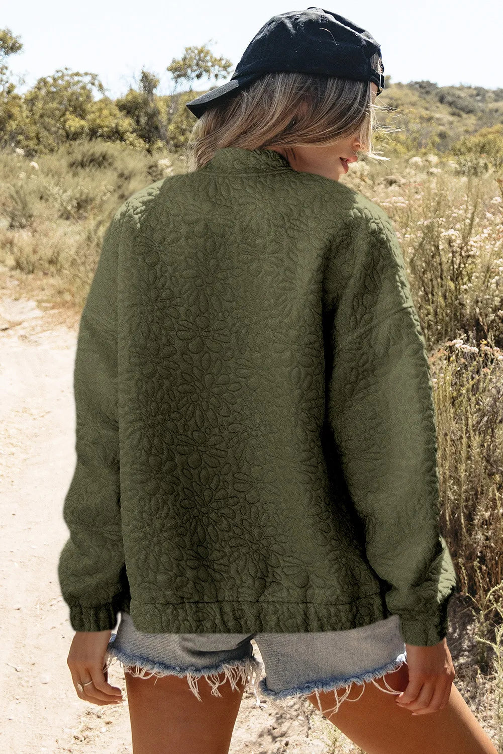 Coral | Chaqueta Cuello Estructurado - Blanco
